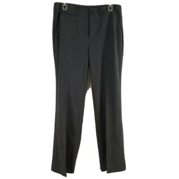 Ralph Lauren Sanderson Wool Trouser High Waist Career Suit Gray 8 - Picture 1 of 8